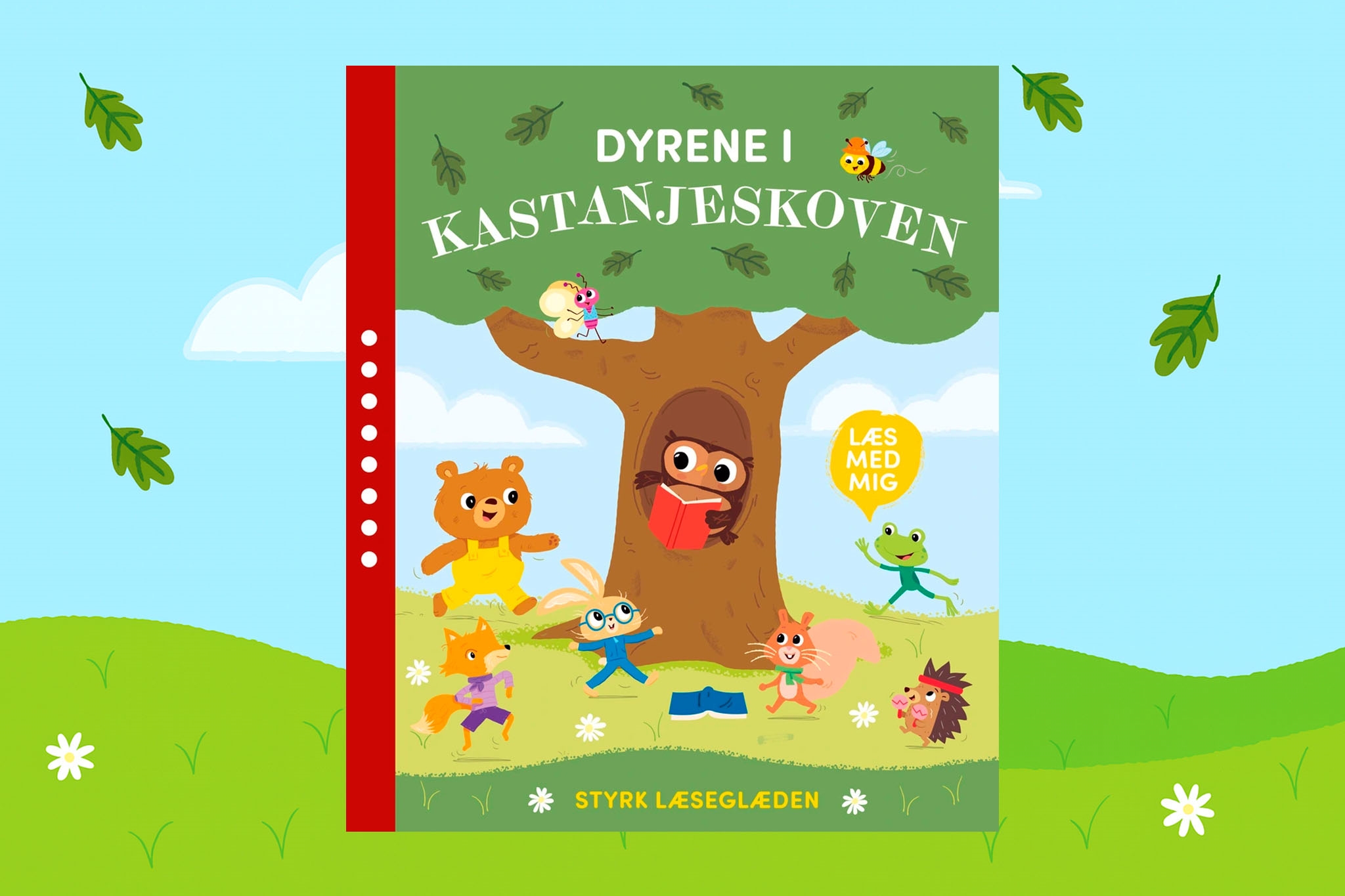 Dyrene i kastanjeskoven grafik til ark