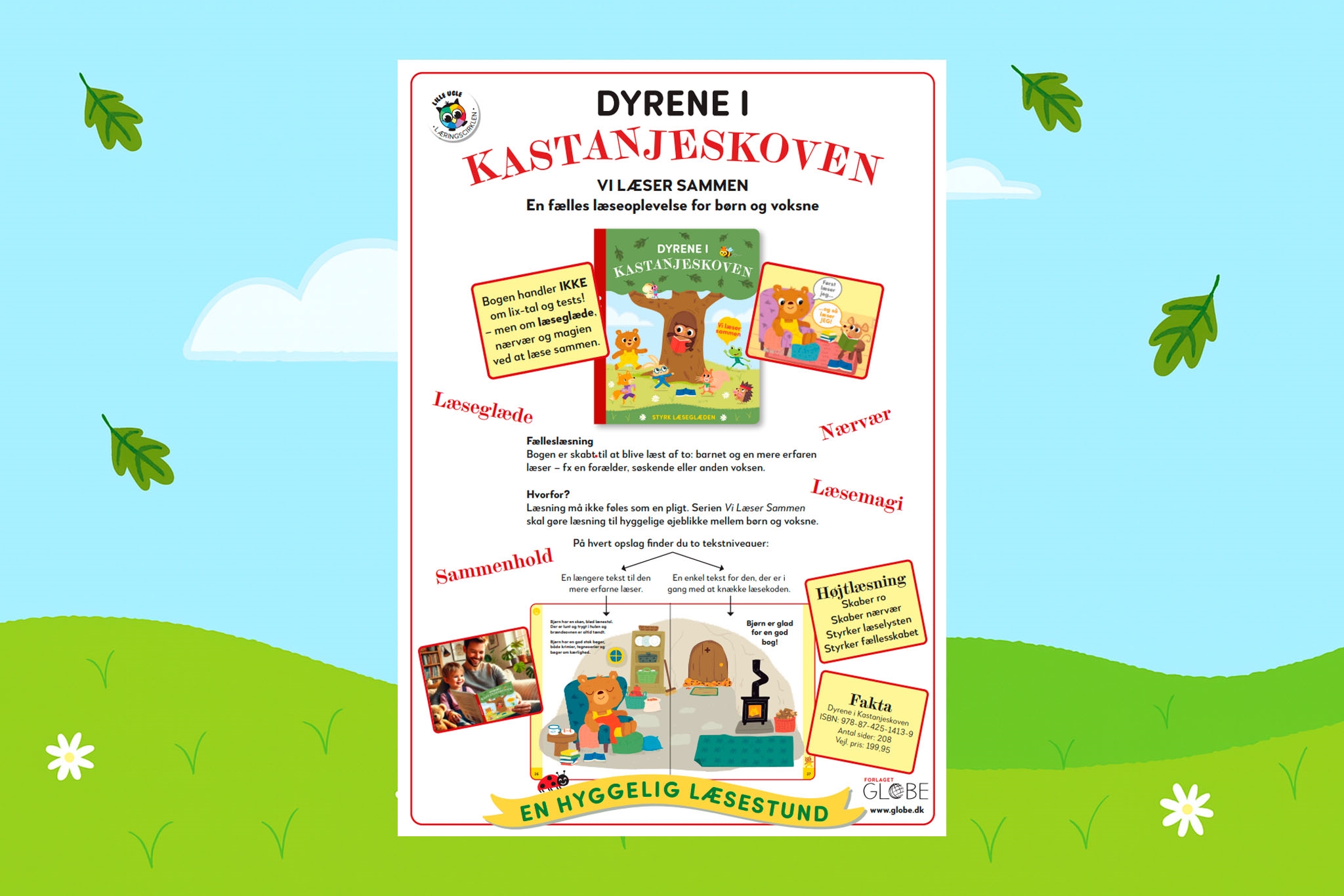 Dyrene i kastanjeskoven grafik til pdf