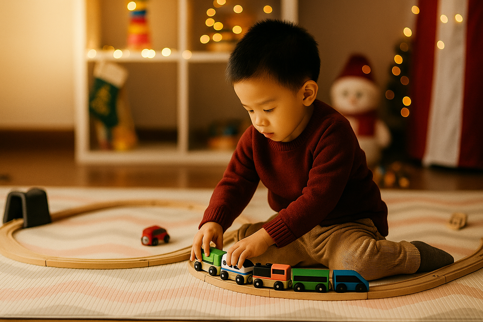 Trælegetøj - vinter